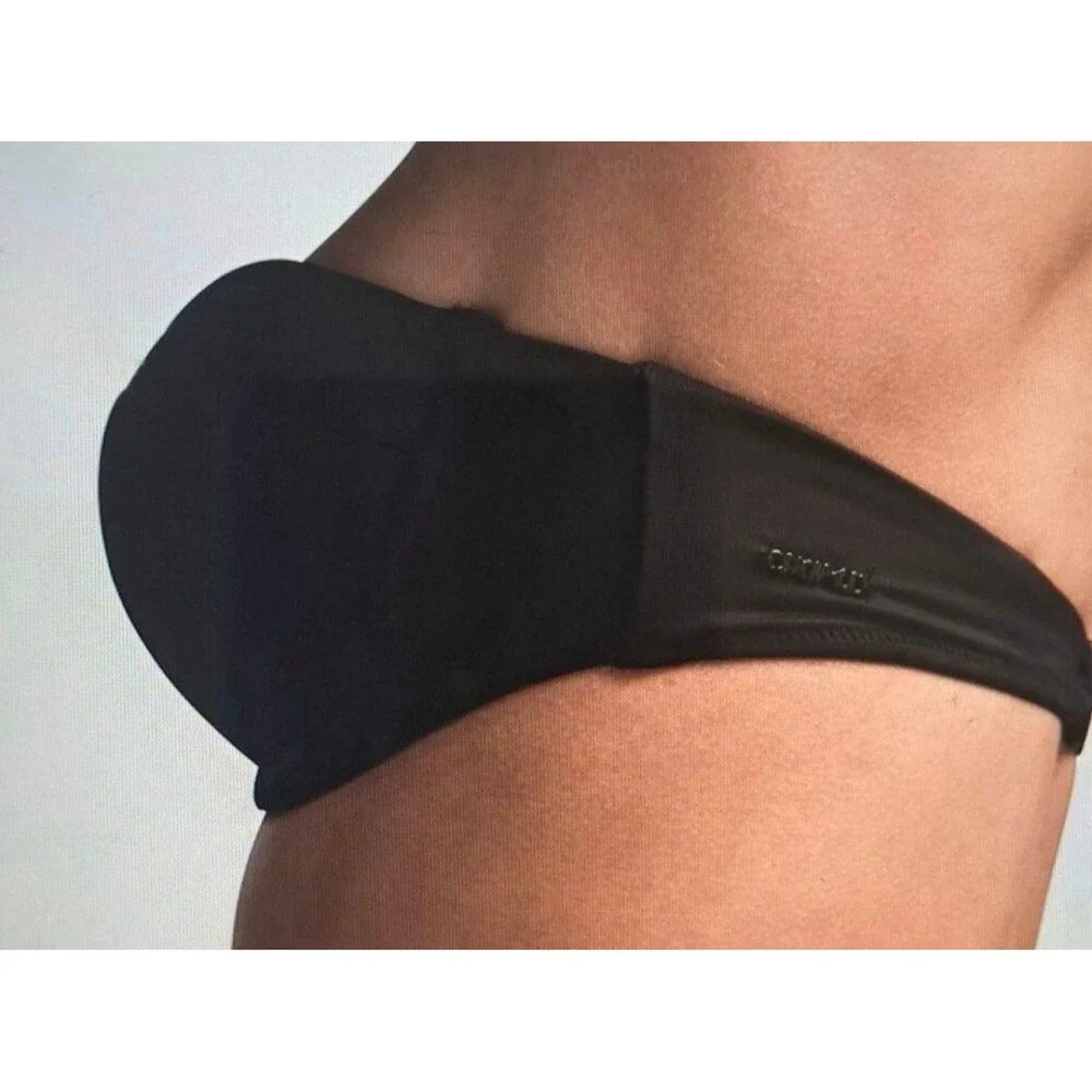 Skims SWIM STRAPLESS UNDERWIRE BIKINI TOP Onyx Medium